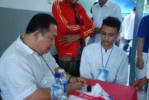 Yayasan Buddha Tzu Chi adakan Baksos di Nurul Iman, Ahad (26/4).  