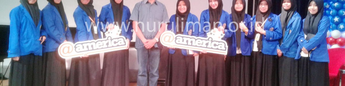 SANTRI NURUL IMAN IKUTI PELATIHAN JURNALISTIK DI @AMERICA