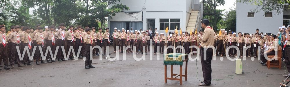 Galeri Upacara pembukaan HUT Pramuka Gugus Depan 11.119-120 Pramuka Al Ashriyyah Nurul Iman Islamic Boarding School Parung Bogor