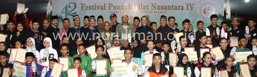 Enam Atlit Al Ashriyyah  Nurul Iman Menjuarai Festival Pencak Silat Nusantara IV TMII