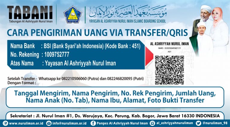 Al Ashriyyah Nurul Iman Islamic Boarding School Al Ashriyyah Nurul Iman Islamic Boarding School
